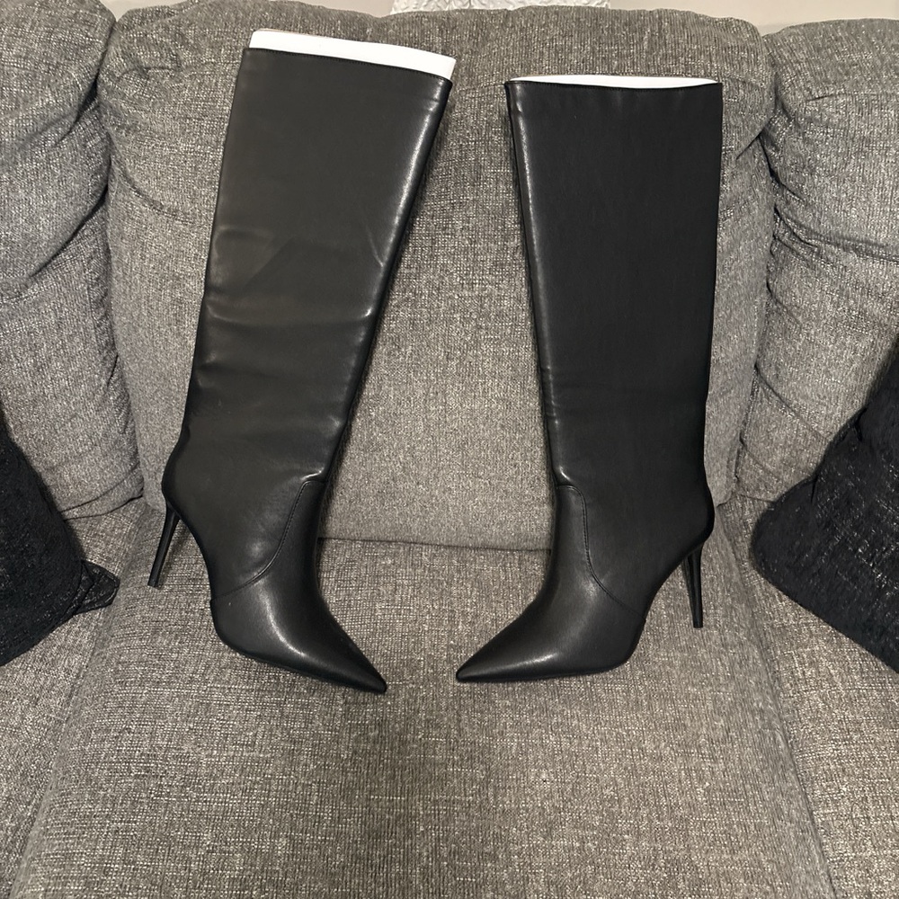 Black Knee-High Women's Boots